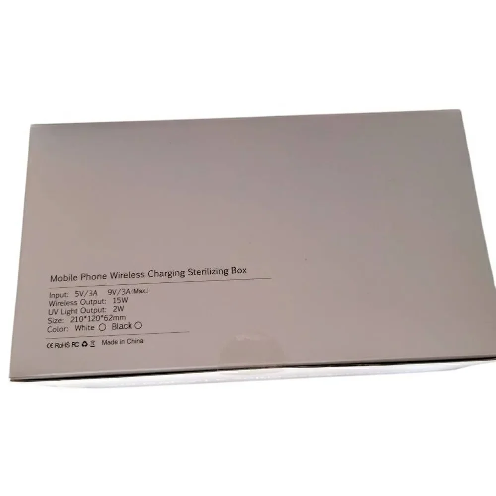 Qualcomm Quick Charge Mobile Phone Wireless Charging Sterilizing Box BRAND NEW!